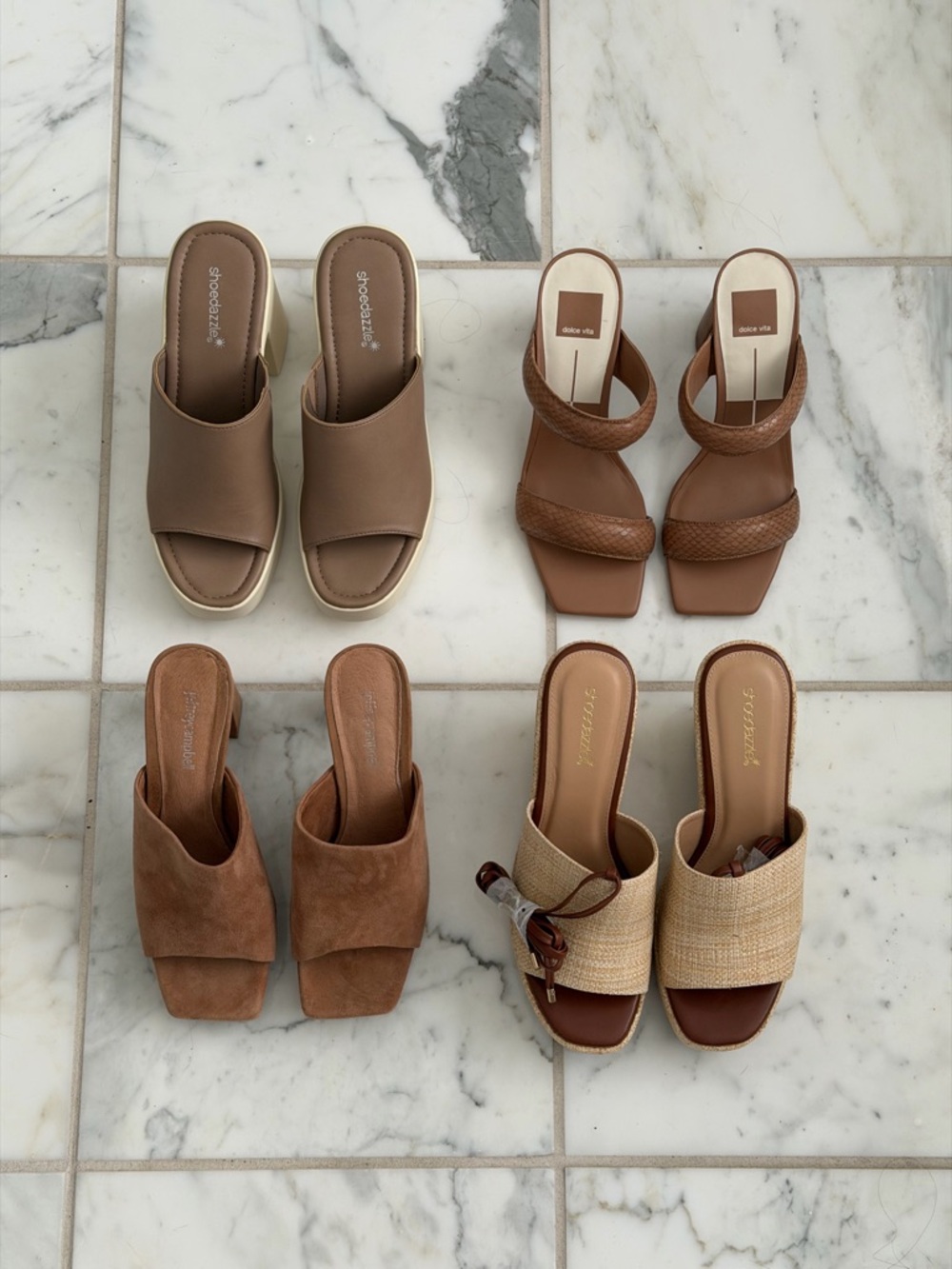 Neutral Brown Slide Sandals for Women - Elegant Casual Comfort
